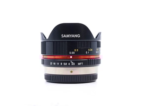 Samyang 7.5mm f/3.5 UMC Fisheye - Micro Four Thirds Fit