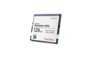SanDisk 128GB Extreme PRO 525MB/s CFast 2.0 Card