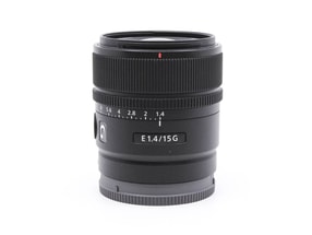 Sony E 15mm F/1.4 G