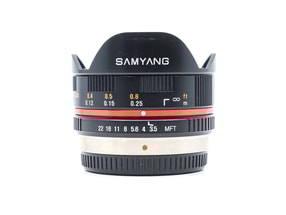 Samyang 7.5mm f/3.5 UMC Fisheye - Micro Four Thirds Fit