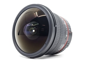 Samyang 8mm f/3.5 Fisheye - Attacco Nikon