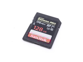 SanDisk 128GB Extreme Pro 170MB/s SDXC Card