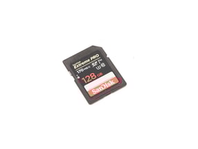 SanDisk 128GB Extreme Pro 170MB/s SDXC Card