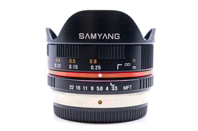 Samyang 7.5mm f/3.5 UMC Fisheye - Micro Four Thirds Fit