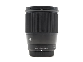 Sigma 16mm f/1.4 DC DN Contemporary - Monture Micro quatre tiers