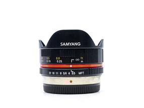 Samyang 7.5mm f/3.5 UMC Fisheye - Micro Four Thirds Fit
