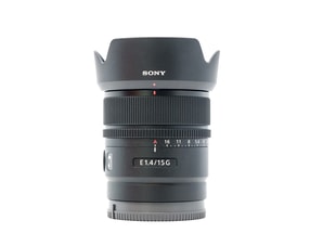 Sony E 15mm F/1.4 G
