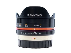 Samyang 7.5mm f/3.5 UMC Fisheye - Micro Four Thirds Fit