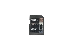 Lexar Professional 128GB 1000x 150MB/s II SDXC Card