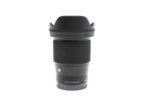 Sigma 16mm f/1.4 DC DN Contemporary - Sony E Fit