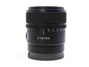 Sony E 15mm F/1.4 G