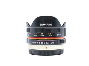 Samyang 7.5mm f/3.5 UMC Fisheye - Micro Four Thirds Fit