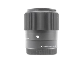 Sigma 30mm f/1.4 DN - Canon EF-M Fit