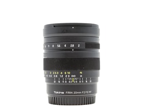 Tokina FiRIN 20mm f/2 MF - Sony FE Fit