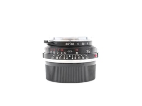 Voigtlander Color-Skopar 35mm f/2.5 P II VM - Leica M FIt
