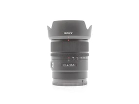 Sony E 15mm F/1.4 G