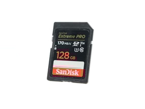 SanDisk 128GB Extreme Pro 170MB/s SDXC Card