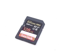 SanDisk 128GB Extreme Pro 300 MB/s UHS-II SDXC
