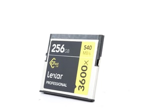Lexar 256GB Professional 3600x CFast 2.0 Card