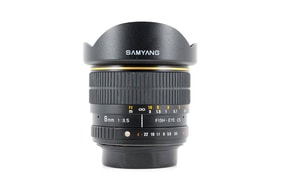 Samyang 8mm f/3.5 Fisheye CS - Attacco Pentax