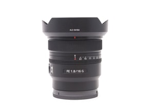 Sony FE 16mm f/1.8 G