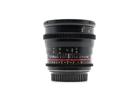 Samyang 50mm T1.5 VDSLR AS UMC - Geschikt voor Canon EF