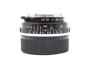 Voigtlander Color-Skopar 35mm f/2.5 P II VM - Leica M FIt