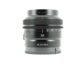 Sony FE 50mm f/2.5 G