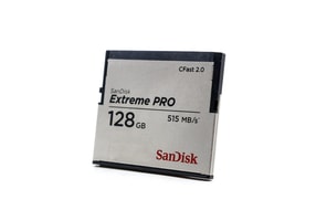 SanDisk 128GB Extreme PRO 515MB/s CFast 2.0 Geheugenkaart
