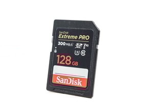 SanDisk 128GB Extreme Pro 300 MB/s UHS-II SDXC
